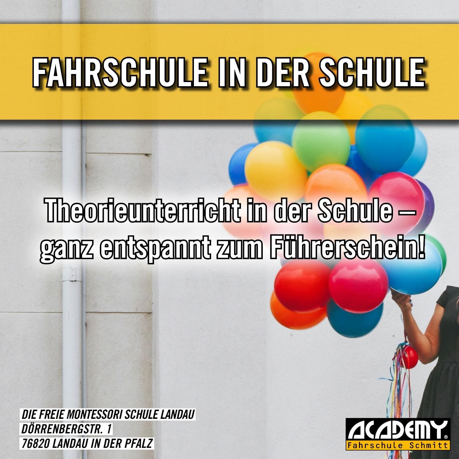 Fahrschule in der Schule